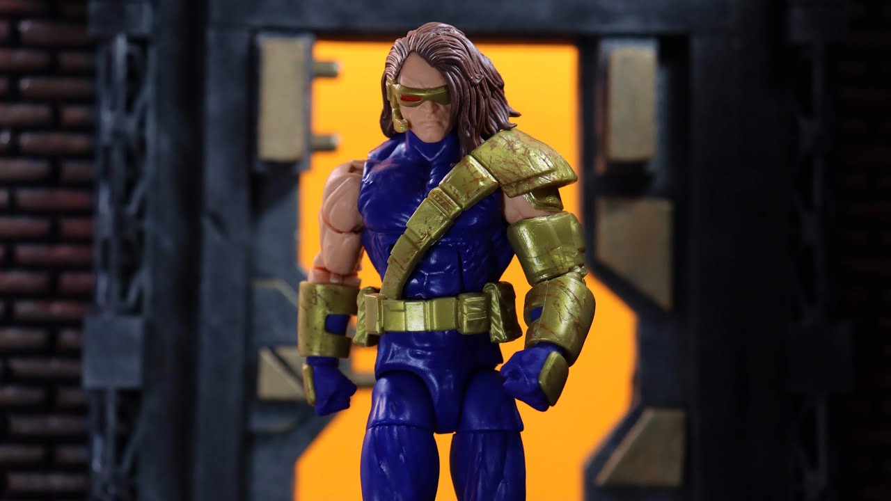 MARVEL LEGENDS CYCLOPS X-MEN AGE OF APOCALYPSE (COLOSSUS BAF SERIES) ACTION FIGURE REVIEW