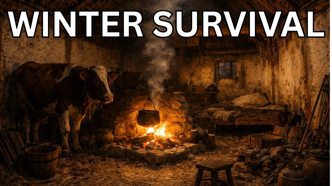 How Medieval People Built Cold-Proof Houses Without Modern Tech