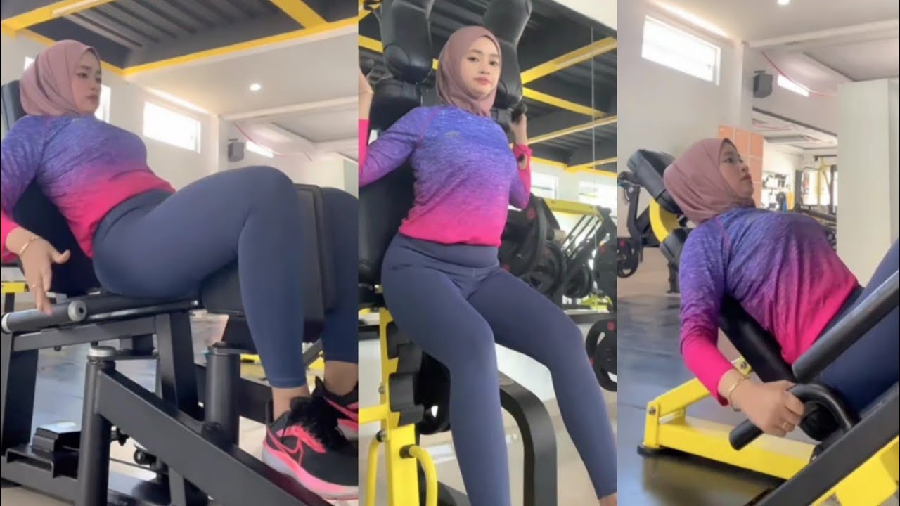 Try On Setelan Olah Raga Wanita Hijab Style Gym Rekomendasi Fashion Sport