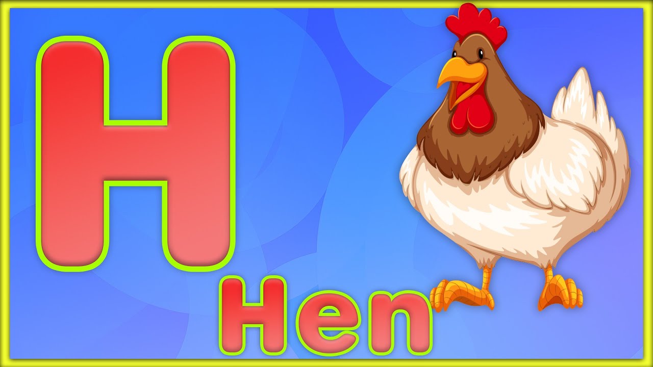 Letter H | Hat, Hen, Hand, Horse, House, Hippo - Learn Letter H