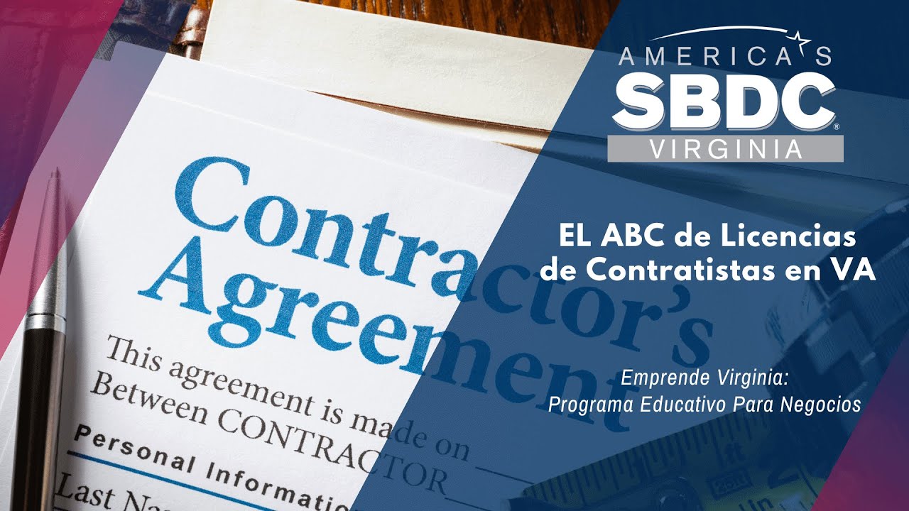 EL ABC de Licencias de Contratistas en VA