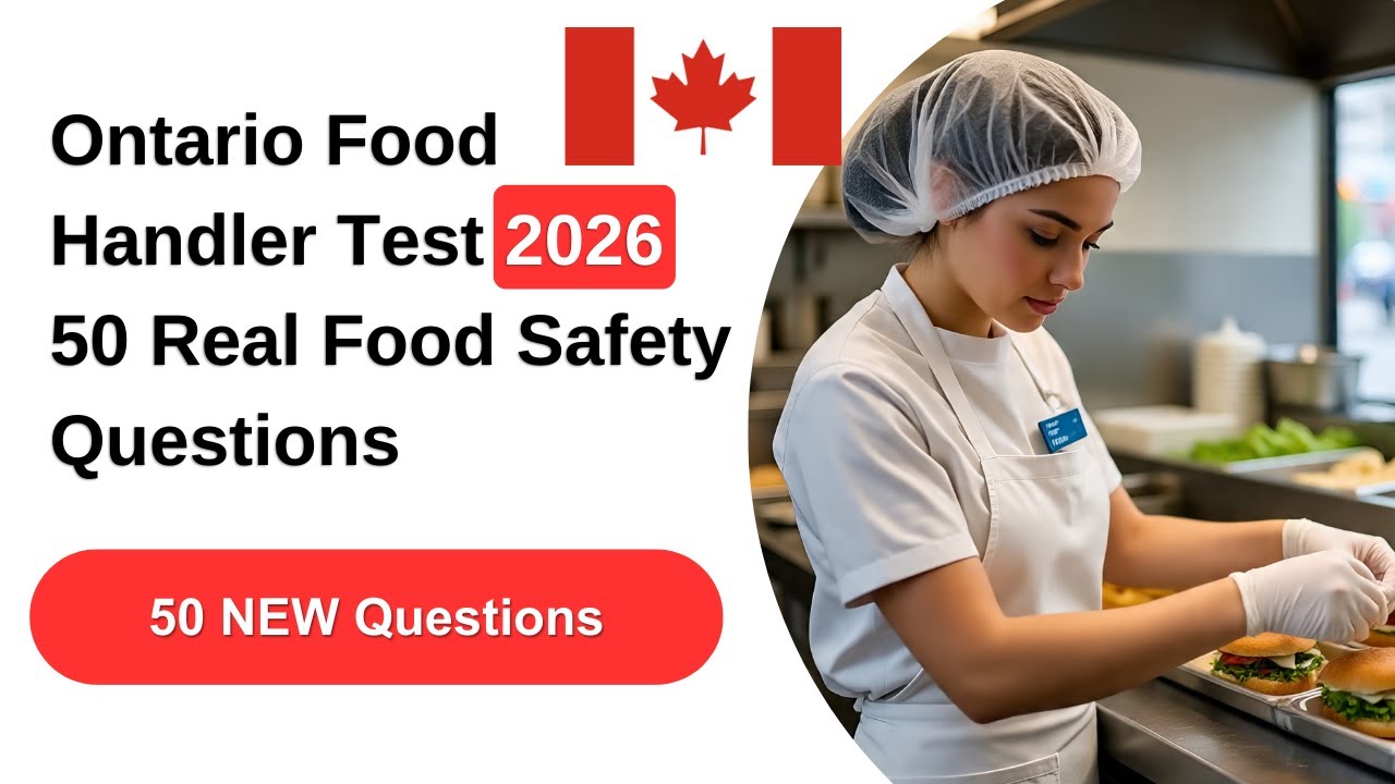 Pass the Ontario Food Handler Test 2026 | 50 Real Food Safety Questions & Answers
