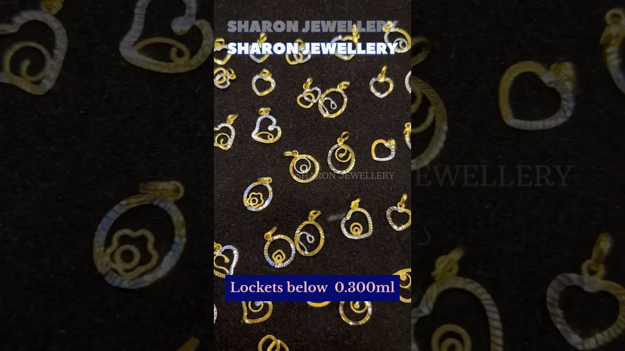 Locket below 0.300ml gram 916.. SHARON JEWELLERY.. 