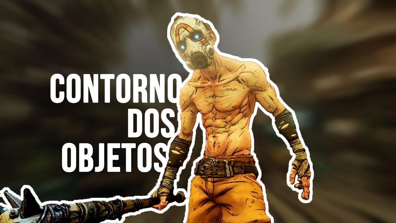 Como criar o gráfico do BORDERLANDS 3 | Efeito Outliner (UPBGE)