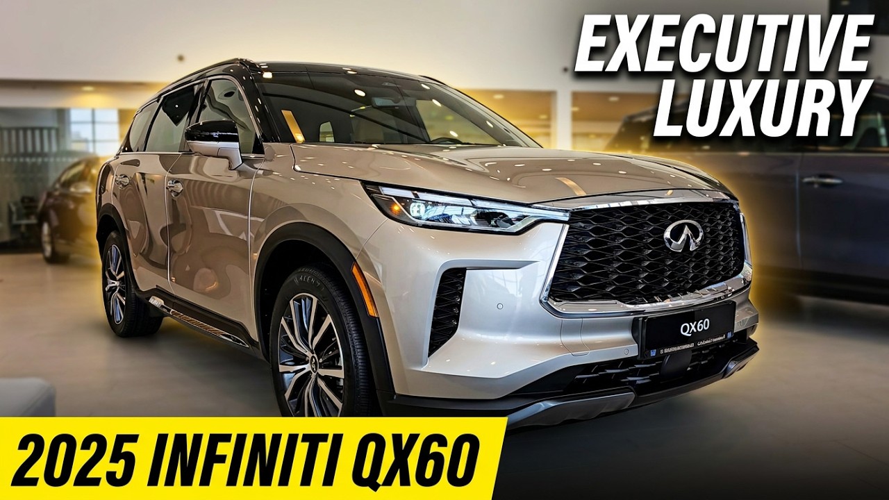 2025 INFINITI QX60 - 7 SEATER EXECUTIVE SUV WITH STYLE