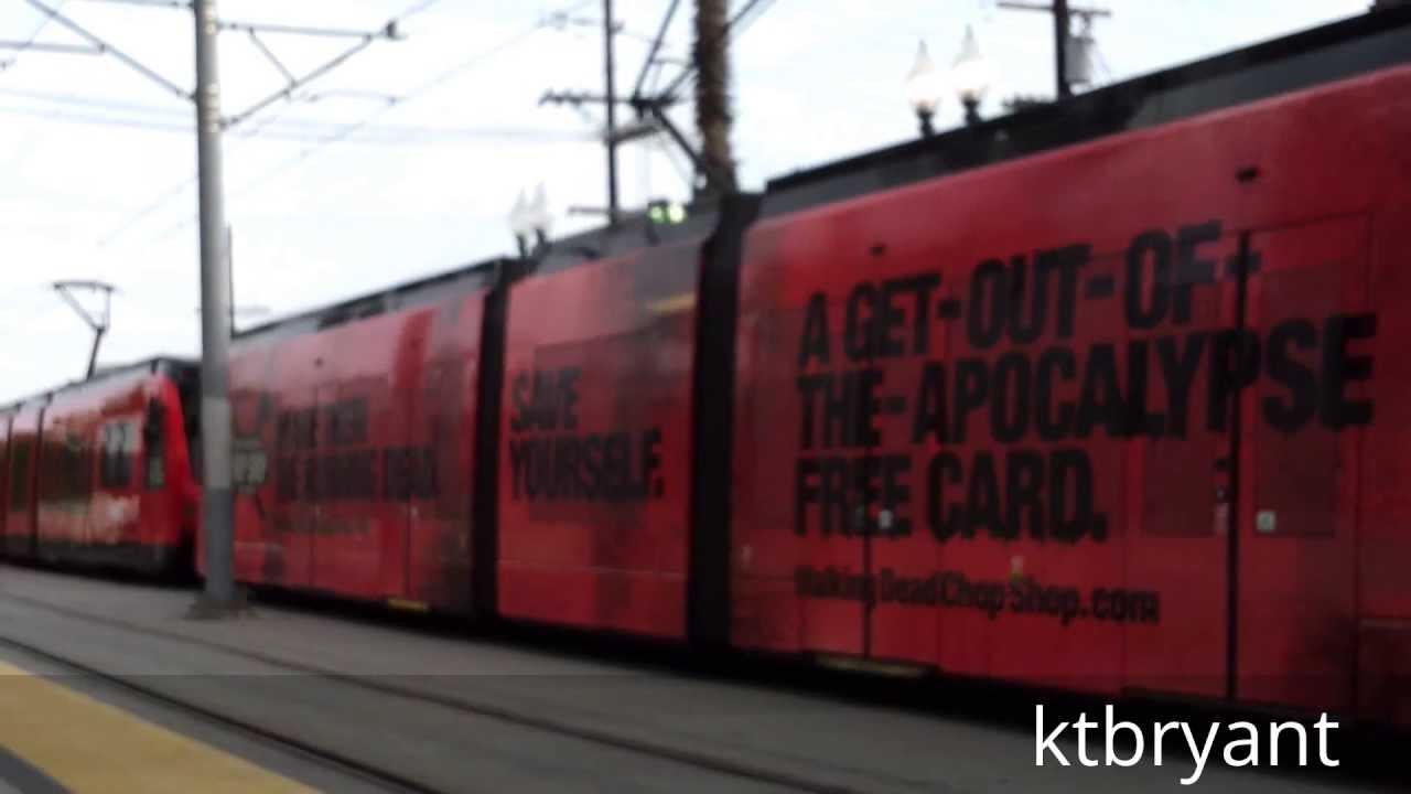 Comic-Con 2013 - Extra Long SD Trolley Sets, Amtrak Surfliner & Coaster Trains & Special Wraps