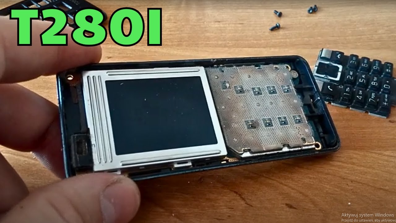Разборка и ремонт Sony Ericsson T280i.