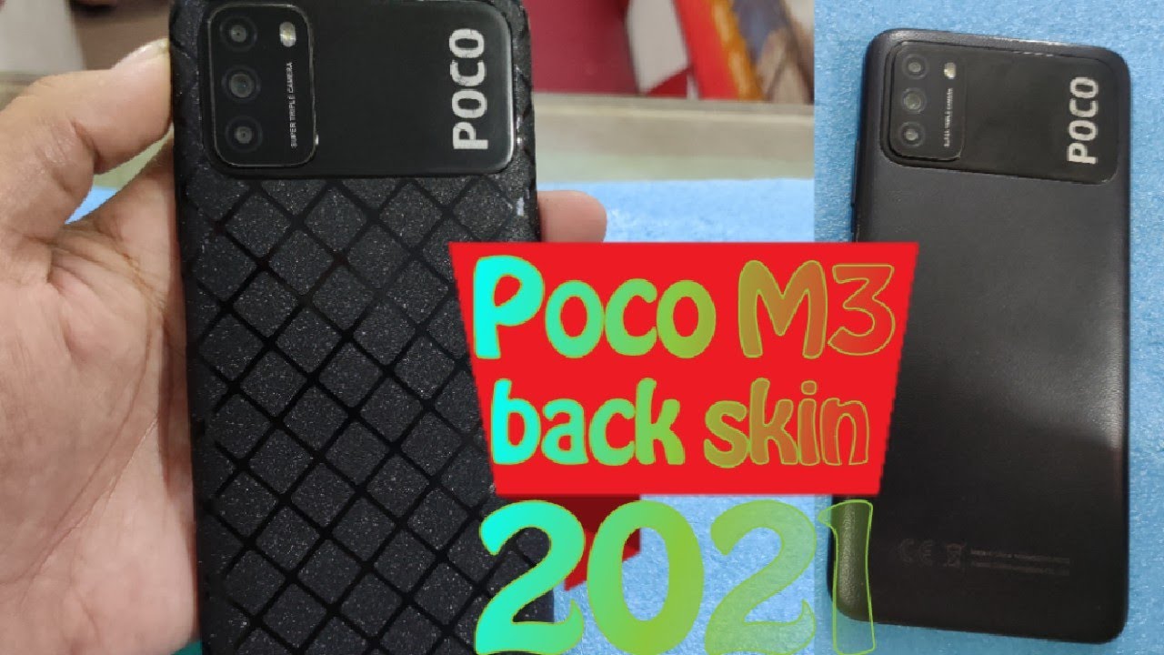 Poco M3 New mobile back sticker skin 2021 Lamination wrapping cell phone foil#shorts