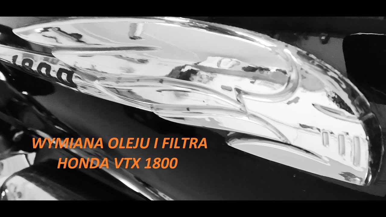 Wymiana oleju i filtra Honda VTX 1800