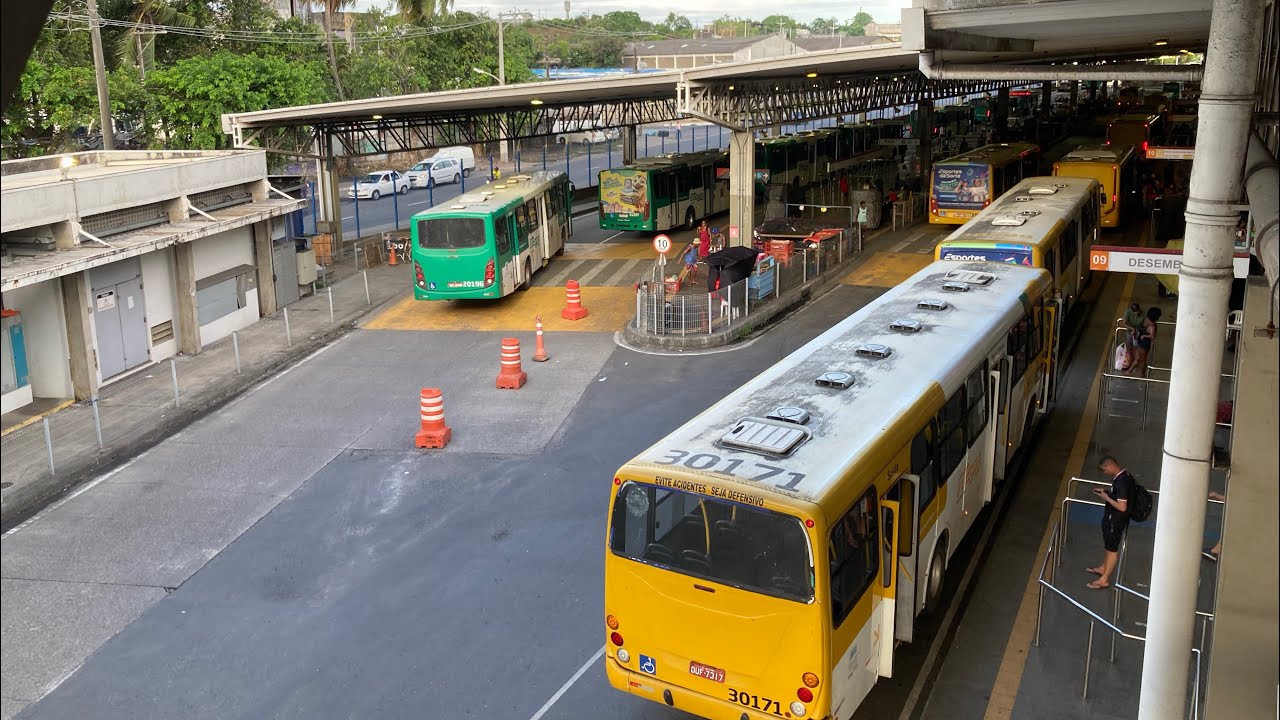 Movimentação de Ônibus #5 | Estação Pirajá, Salvador.