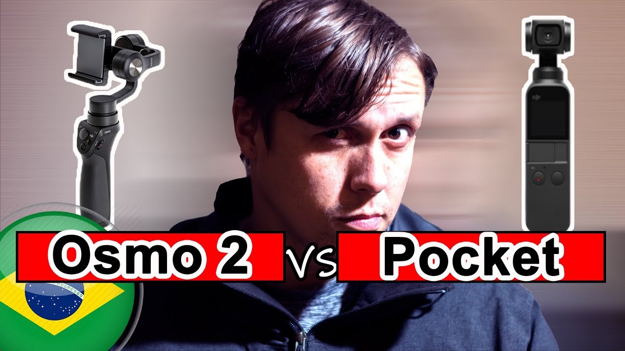 DJI Osmo Pocket vs. DJI Osmo Mobile 2 - Comparação Português