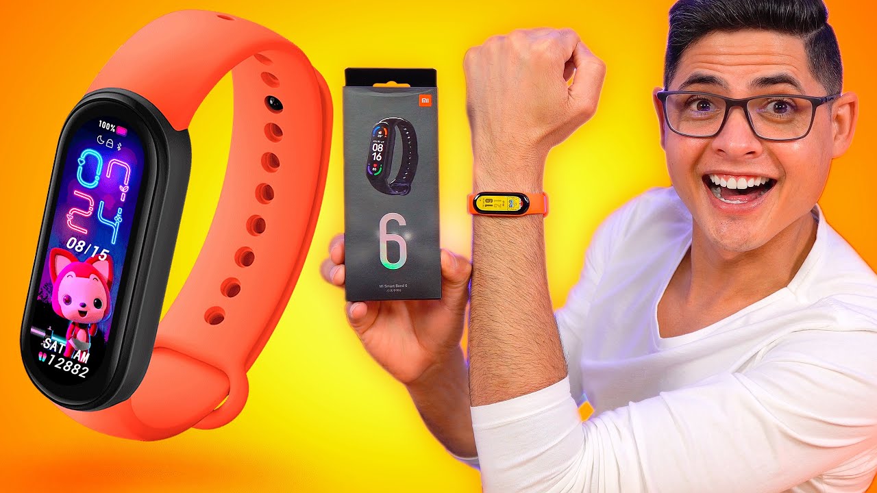 CHEGOU minha XIAOMI Mi Band 6 com essa TELA MUITO TOP! Unboxing e Impressões