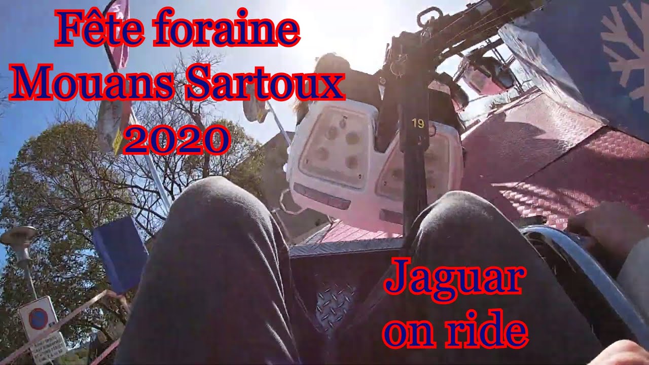 Jaguar on-ride à  la Fête Foraine de Mouans-Sartoux 2020 ( Mathéronne, Reverchon ) ( Dir: Maigret )