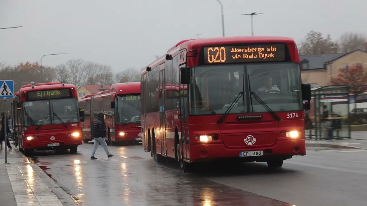 Bussar i Norrtälje 21/10 2021