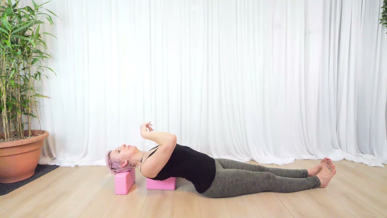 6 min Tutorial   Supported Fish - Pilates and Yoga For Over 50's