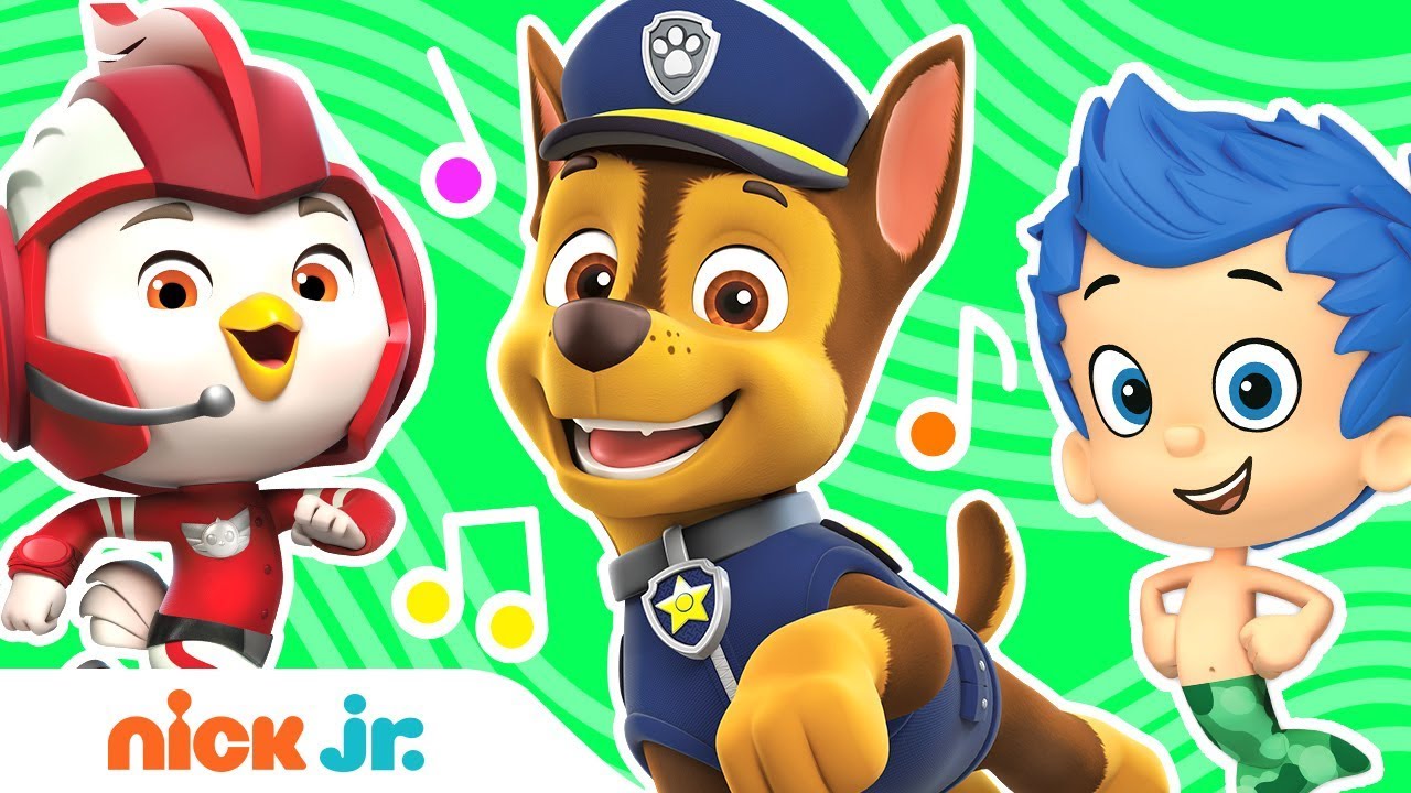 Summer Dance Party! 🎈Stay Home #WithMe | PAW Patrol, Top Wing, Bubble Guppies ! | Nick Jr.