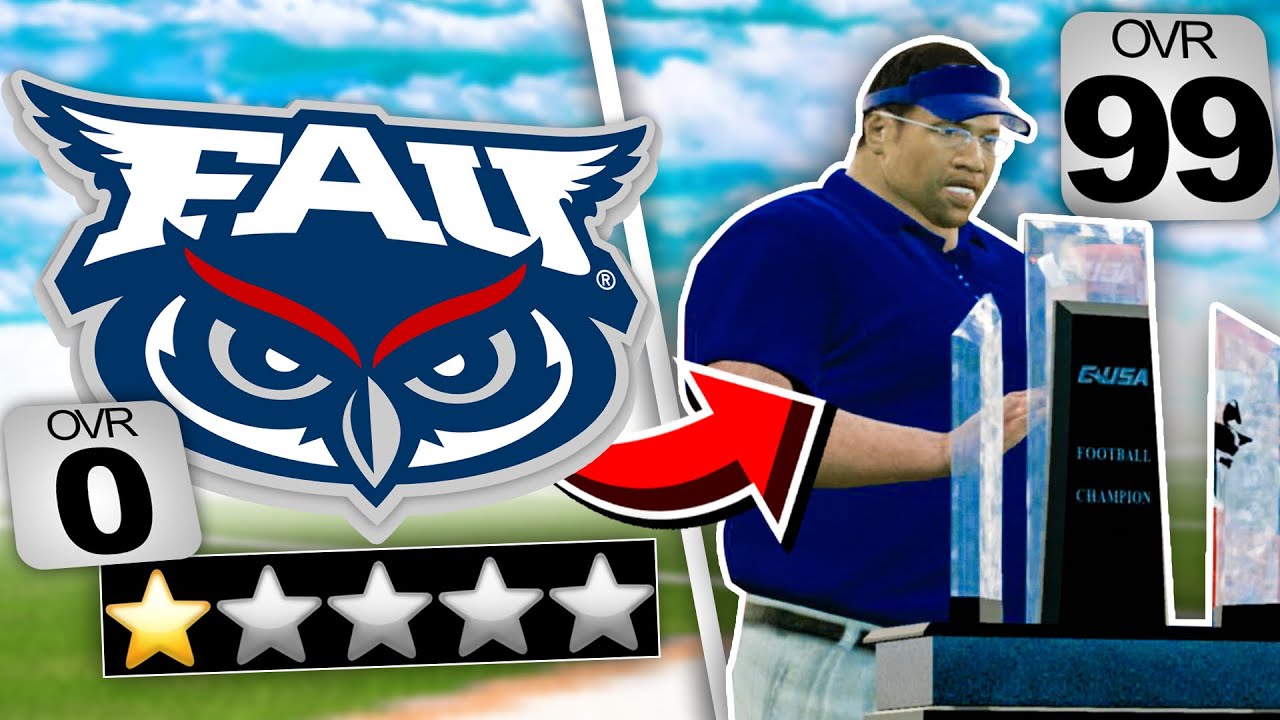 I Have 4 Years to Rebuild FAU... NCAA Football 23!