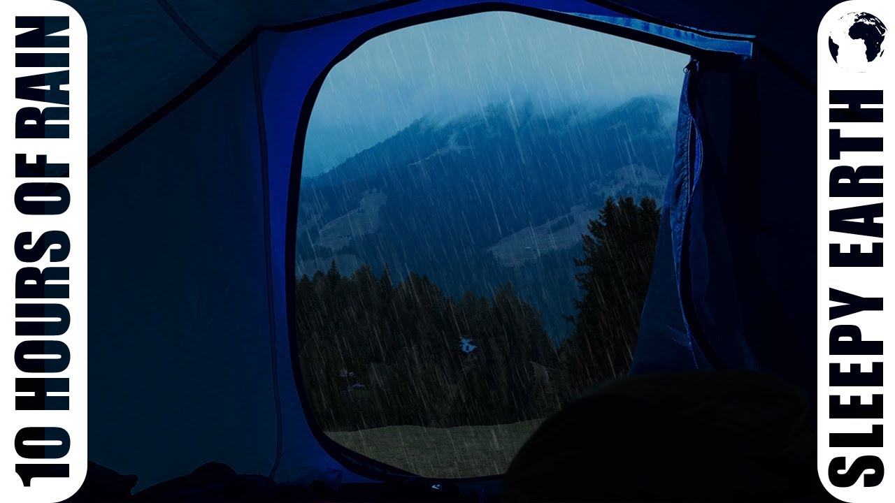 💧 СПОКОЙСТВИЕ под ДОЖДЕМ в КЕМПИНГЕ 🌩️ Расслабляющие звуки 🌧️