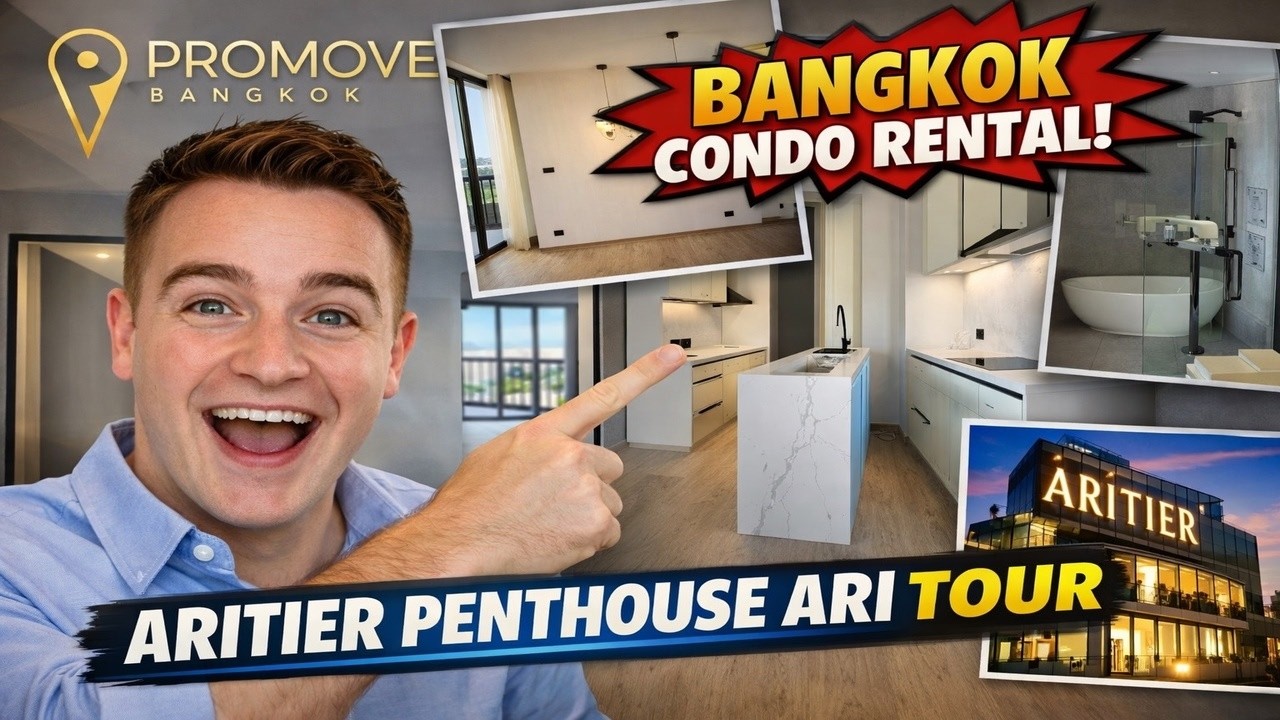 Bangkok Condo Tour - Aritier Penthouse Ari