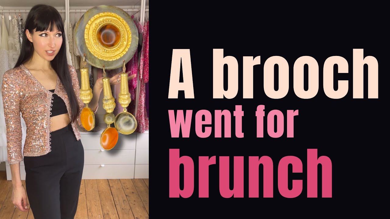 A brunch outfit for a broochie brunch