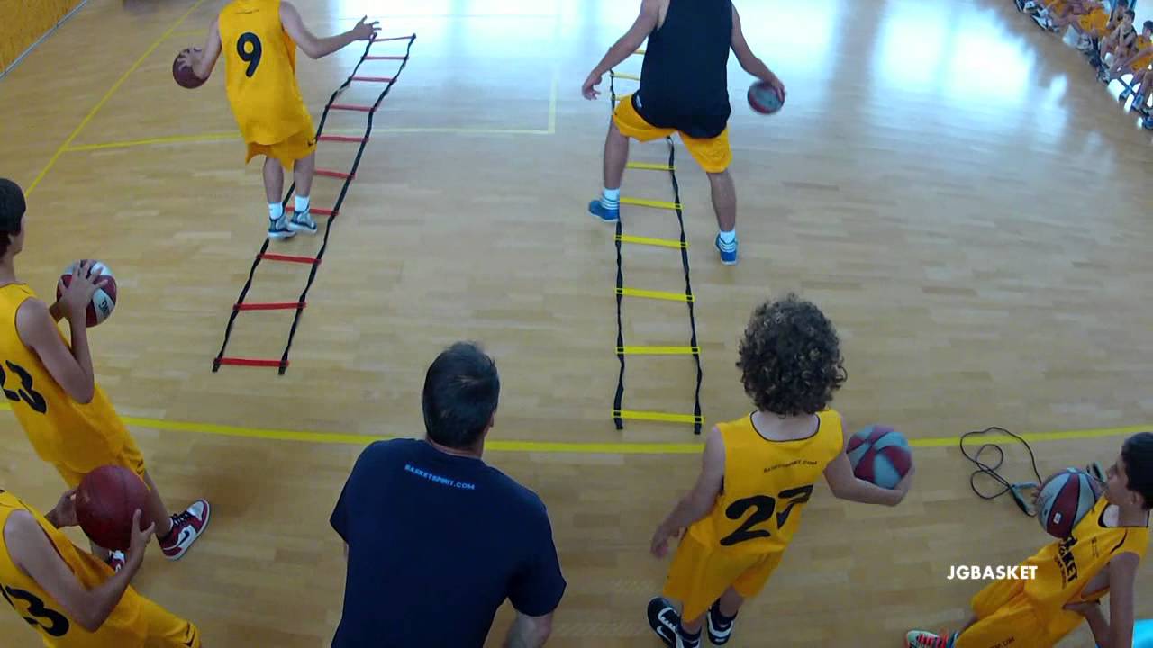 Sesión práctica de preparación física. Agilidad, velocidad de pies en baloncesto por Juan Trapero