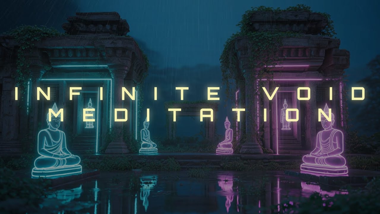 Infinite Void Meditation | Slow Cyberpunk ambient