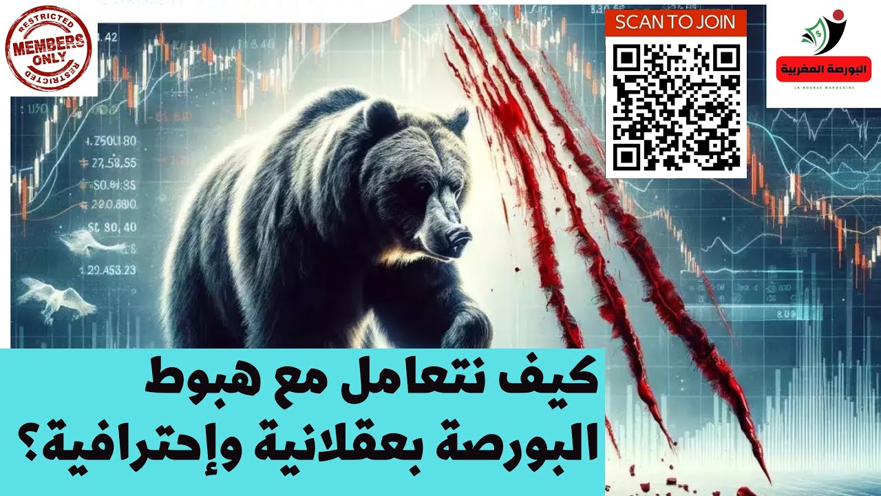 كيف نتعامل مع هبوط البورصة بعقلانية وإحترافية؟