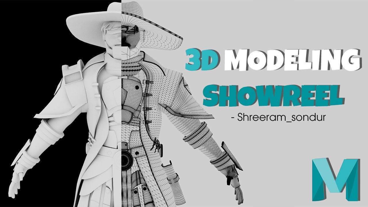 MAYA 3D Modeling Showreel #maya