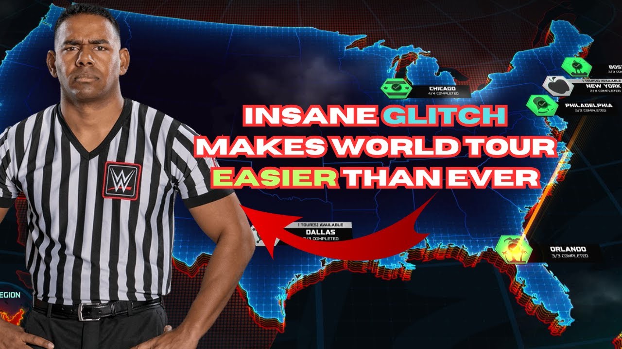 HOW TO BEAT THE WORLD TOUR EASY GLITCH  | WWE 2K25