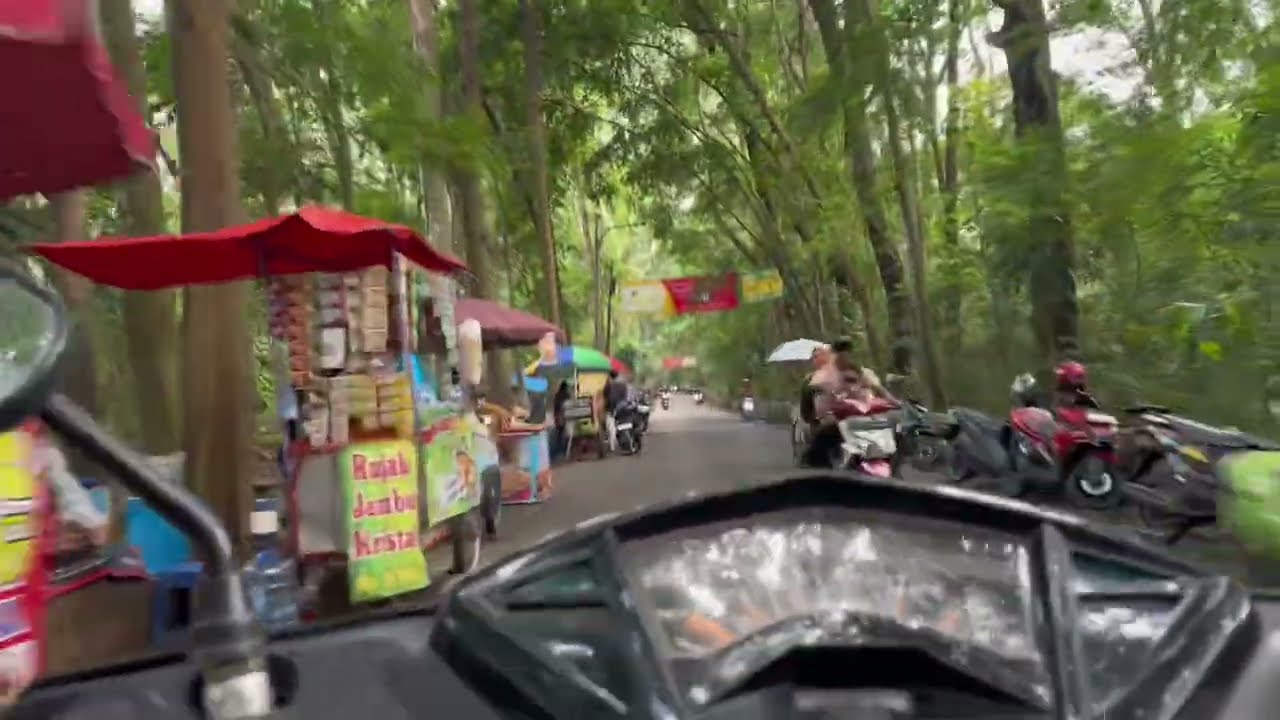 Suasana Sore Hari Kebon Kembang Cikampek Purwakarta | Vlog Jalan Jalan Motor