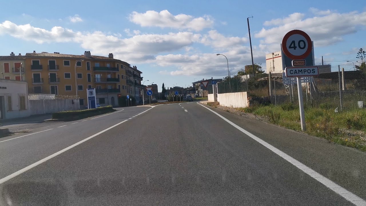 Campos, Mallorca, Ortsdurchfahrt