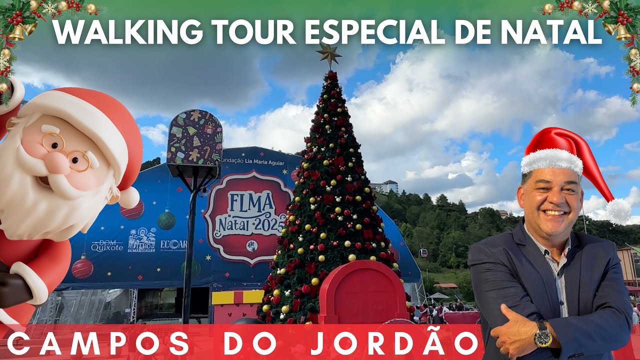 🎄 WALKING TOUR ESPECIAL DE NATAL EM CAMPOS DO JORDÃO