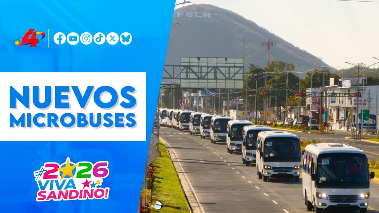 Nicaragua se moderniza: 180 nuevos microbuses Yutong llegan de China 🚌