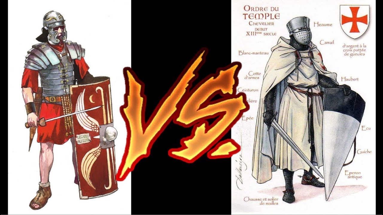 Crusader Army VS Roman Legion