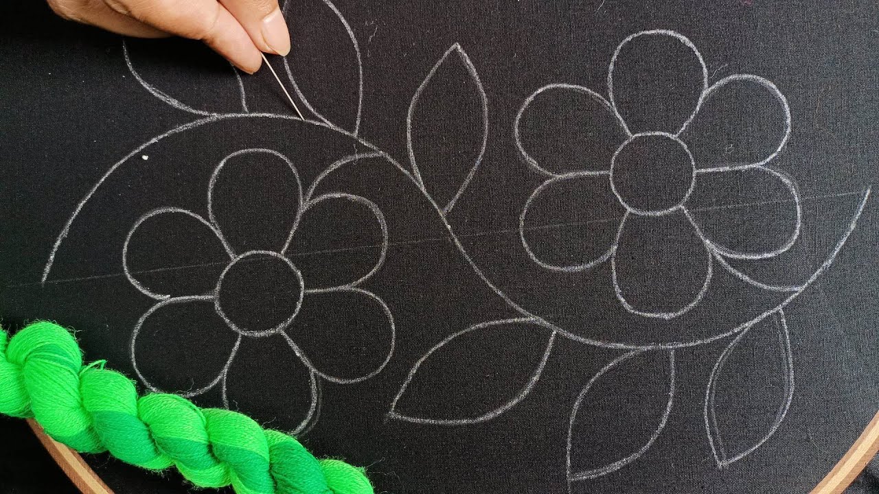 নকশী কাঁথা সেলাই ! Nokshi Katha,Hand Embroidery Traditional Bangladeshi Nokshi Katha Stitch Tutorial