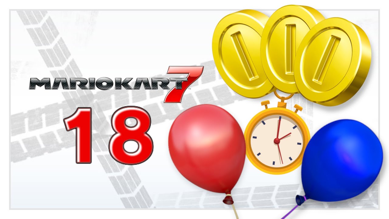 ZEITFAHREN, BALLONSCHLACHT und MÜNZENSCHLACHT | Mario Kart 7 #18 [ENDE]