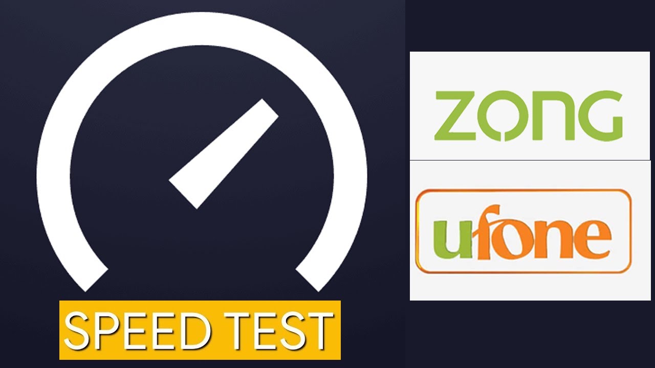 Test your Internet Speed Test (Zong Ufone) Comparison