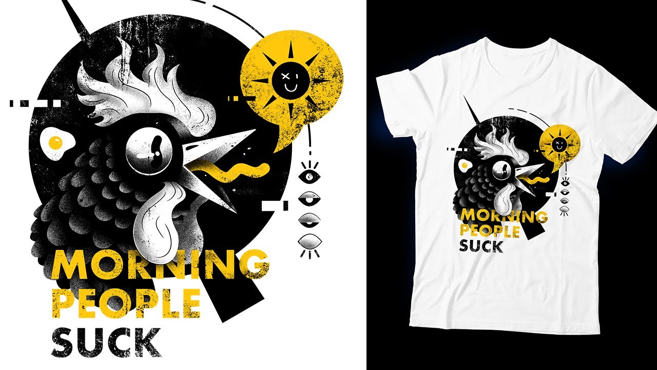 T shirt Illustration Process