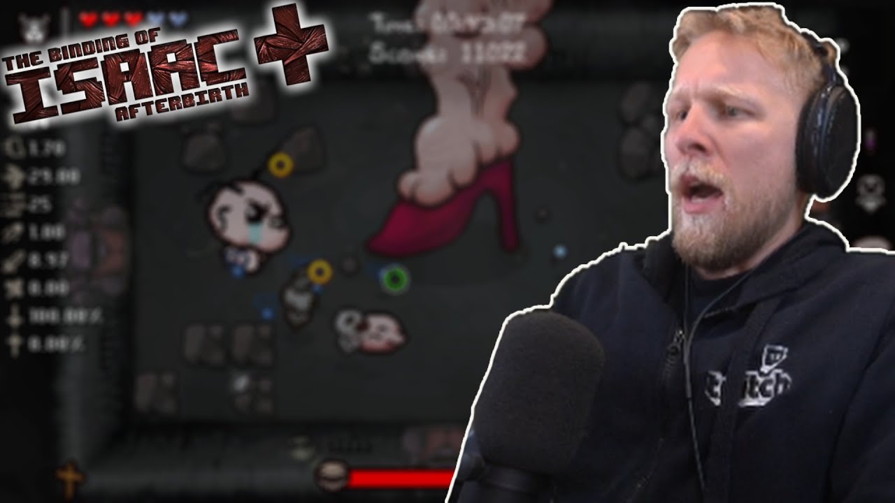 Beating Mom on Stream! l Binding of Isaac Quin69 Gameplay