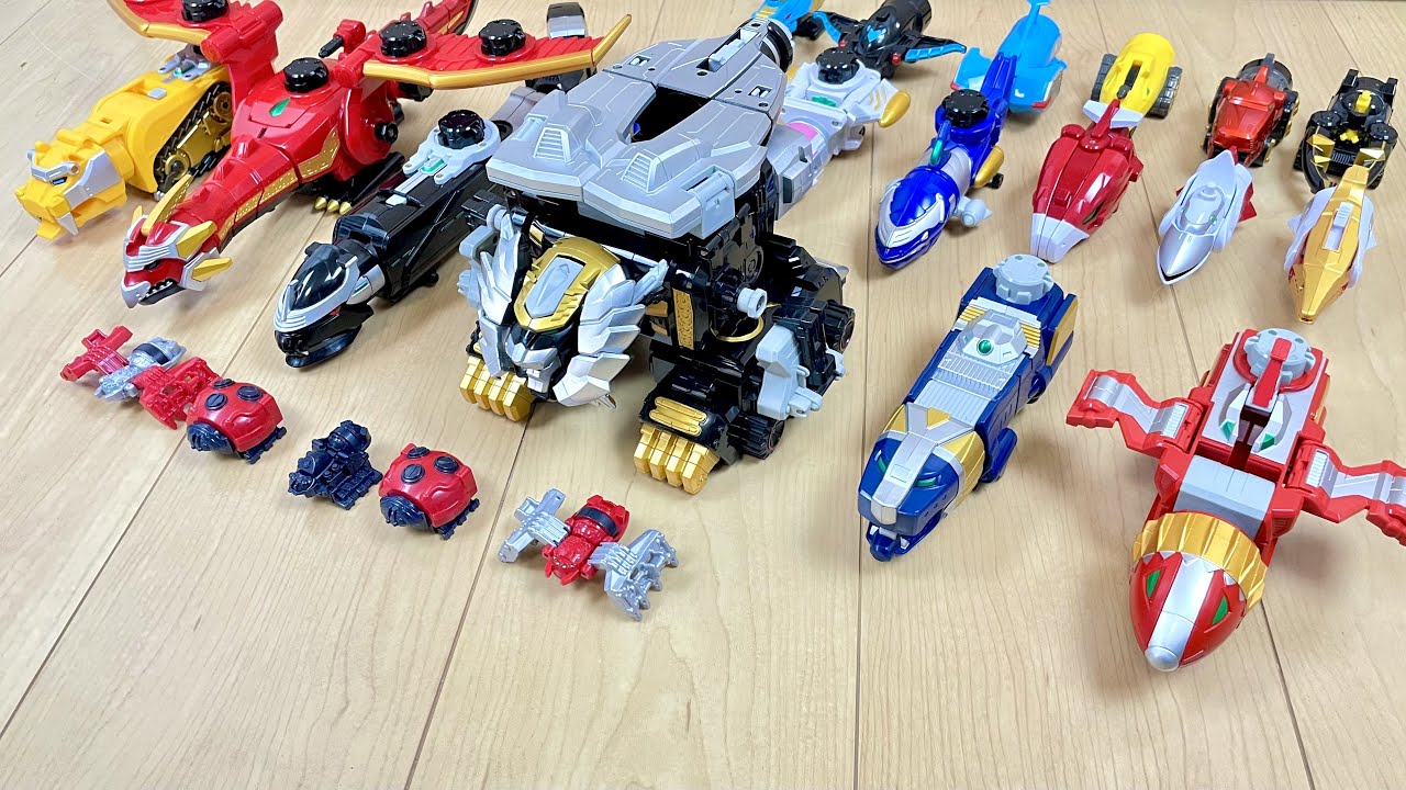 【PowerRangers Megaforce】🦁🦁🦁Part3ライオン祭り⁉︎ゴセイジャーのゴセイグランドとグランドゴセイグレートで遊んでみた