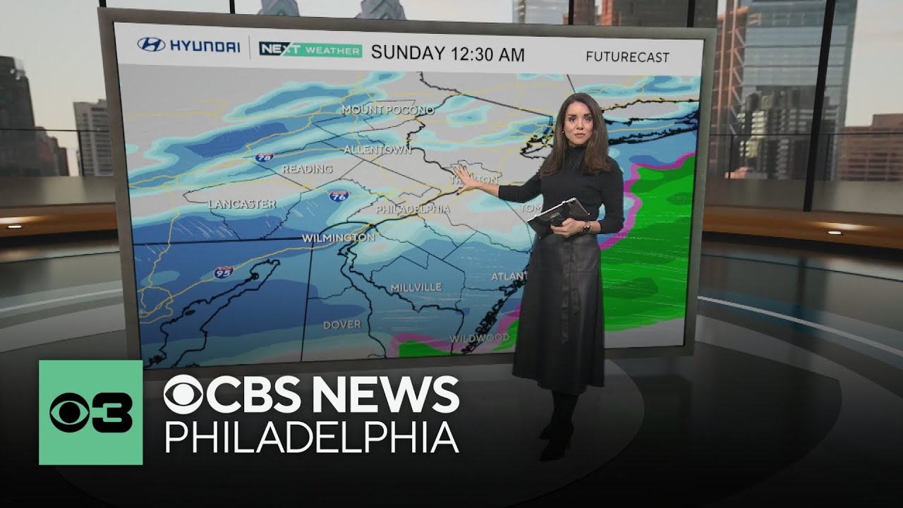 Tracking the NEXT big thing in the Philadelphia forecast: chance of snow Sunday | NEXT Weather