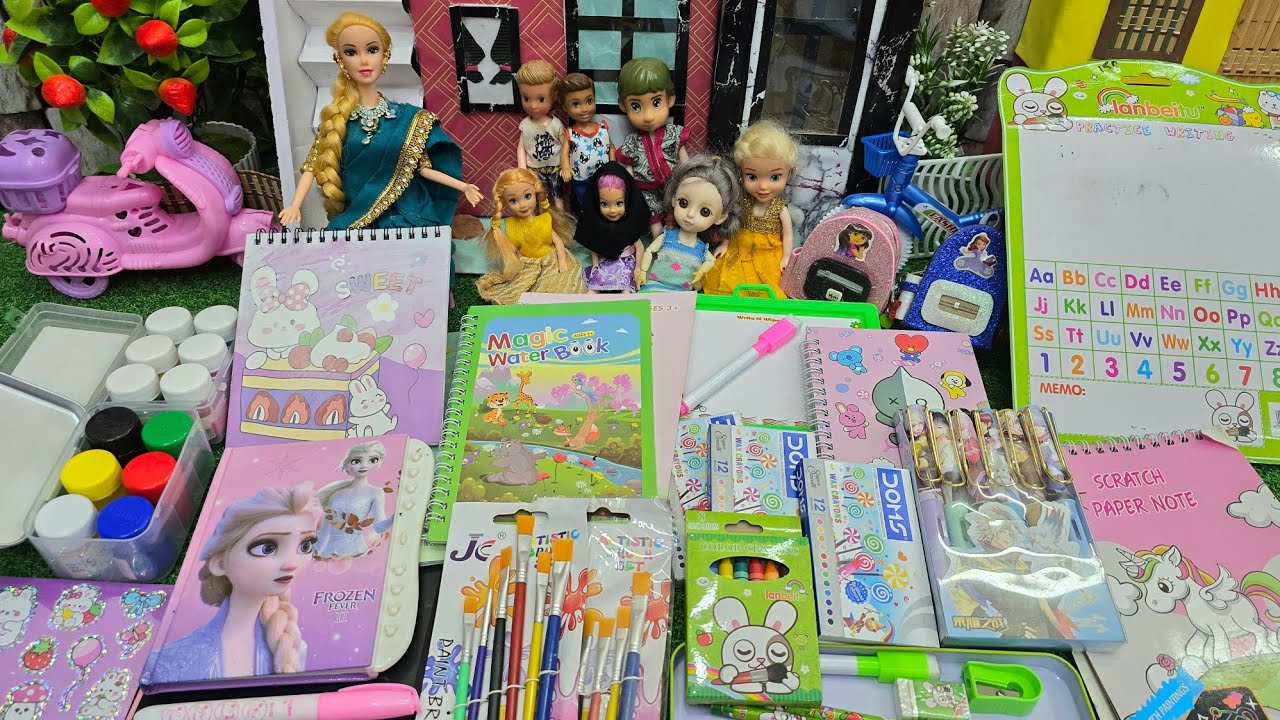 Tuition miss வாங்கின New Stationery Things பாக்கலாமா😃/Stationery things /Barbie show videos tamil