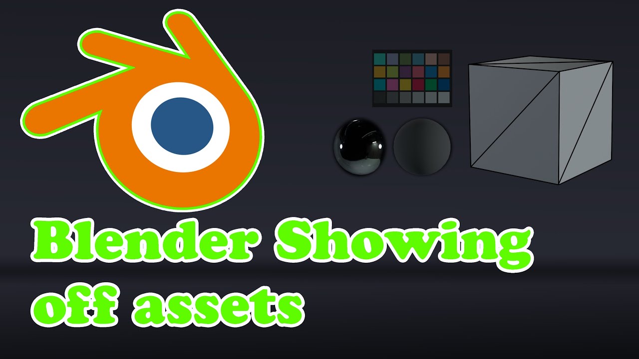 Blender Showing off assets like a pro