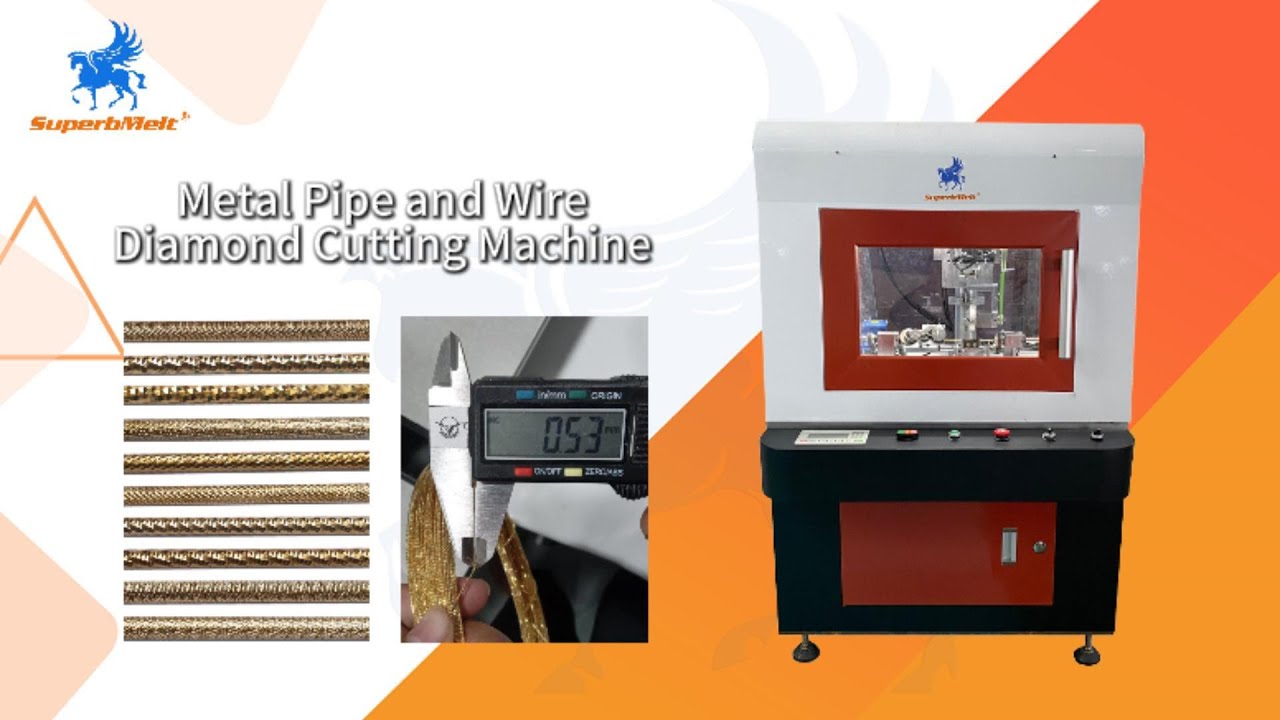 SuperbMelt Metal Pipe and Wire Diamond Cutting Machine| Easily engrave pipeline materials