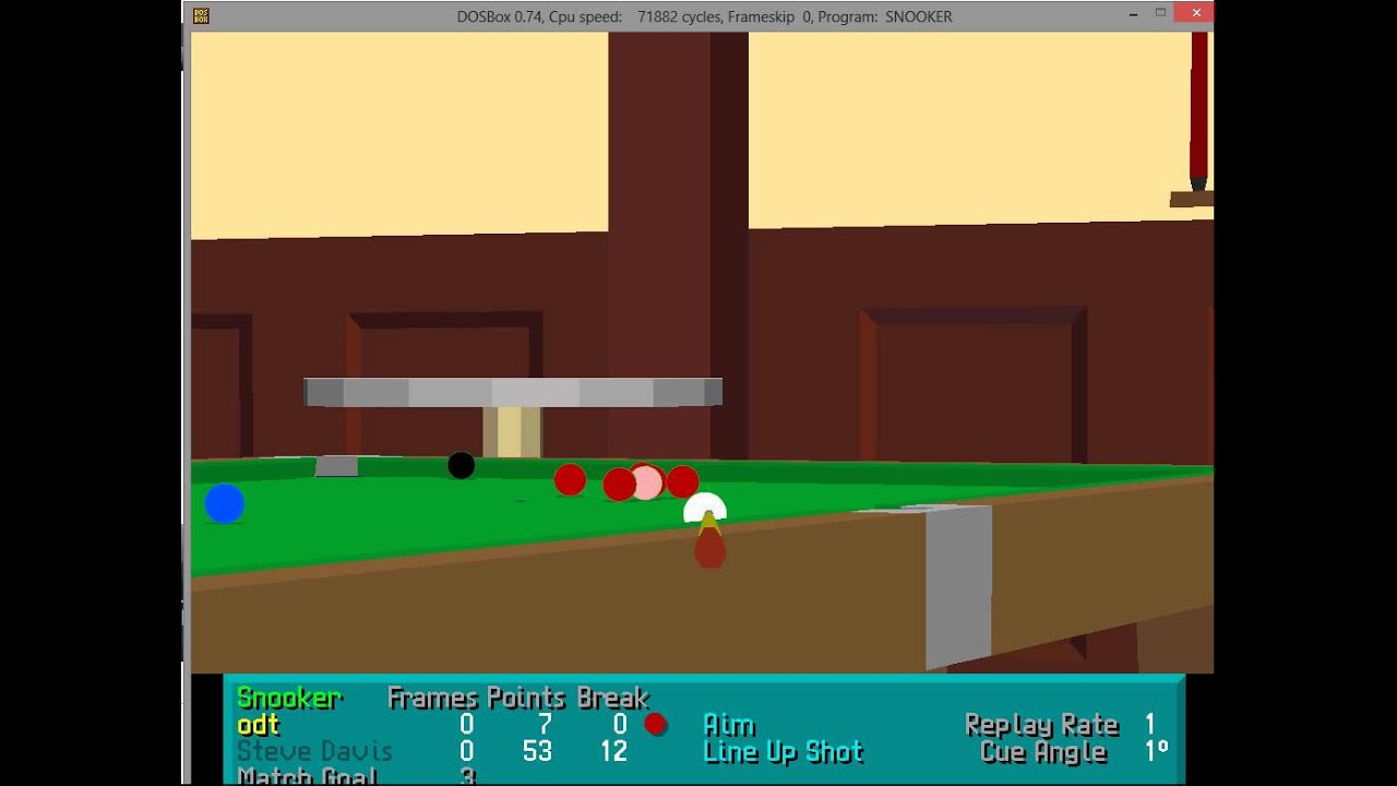 virtual snooker celeris 1996