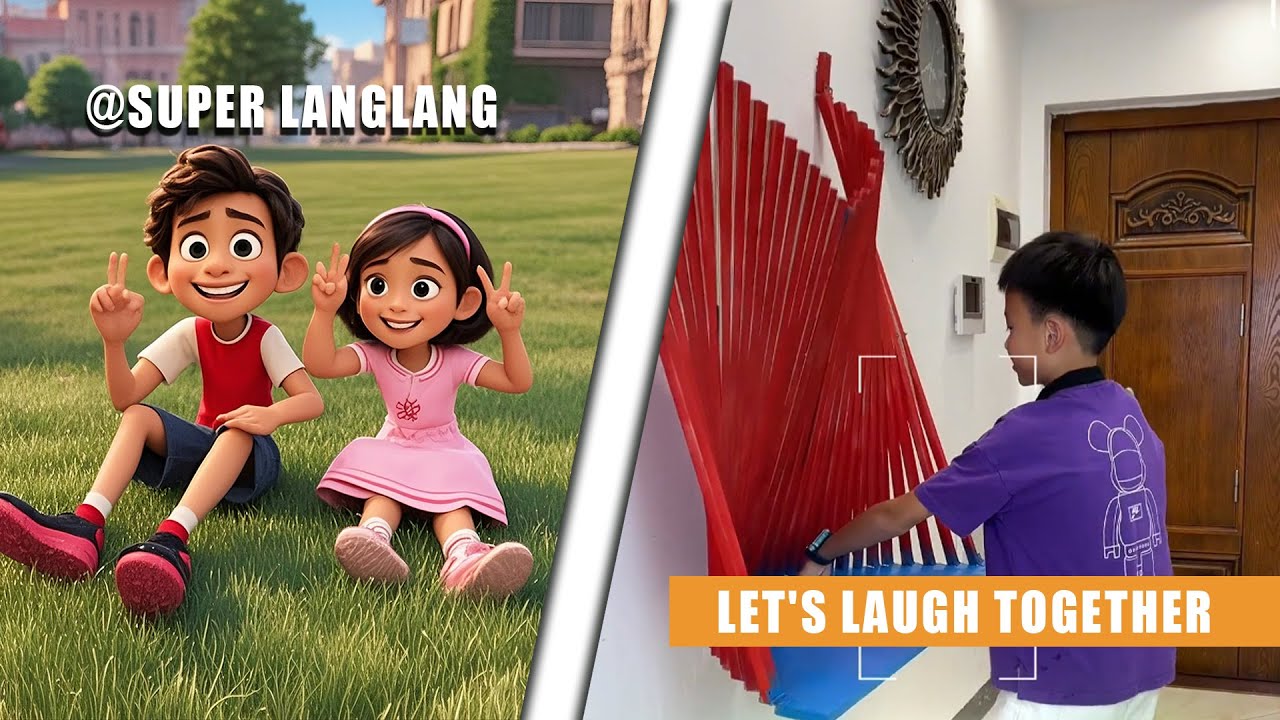 Langlang and Julie's funny compilation.#funny #comedyvideos