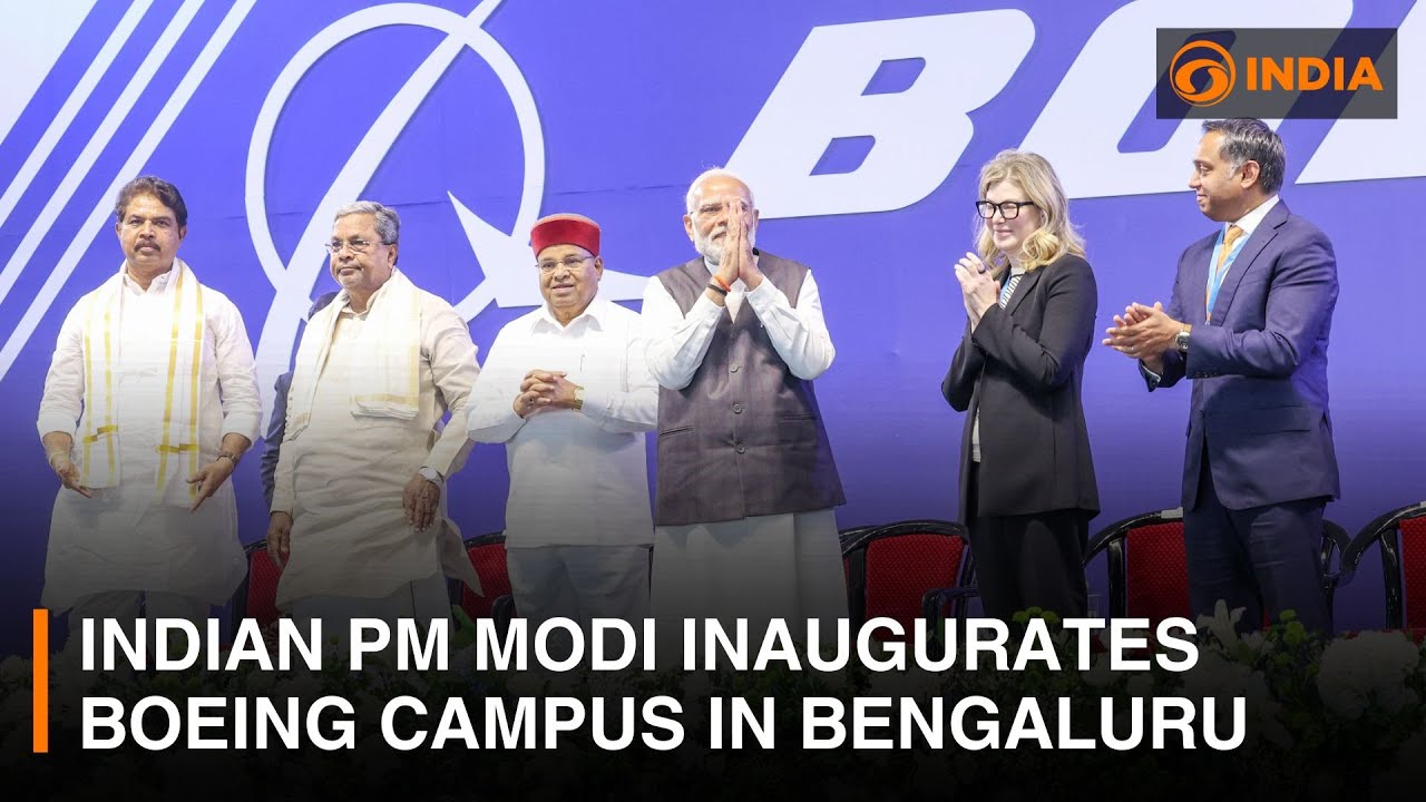Indian PM Modi inaugurates Boeing campus in Bengaluru | DD India News Hour