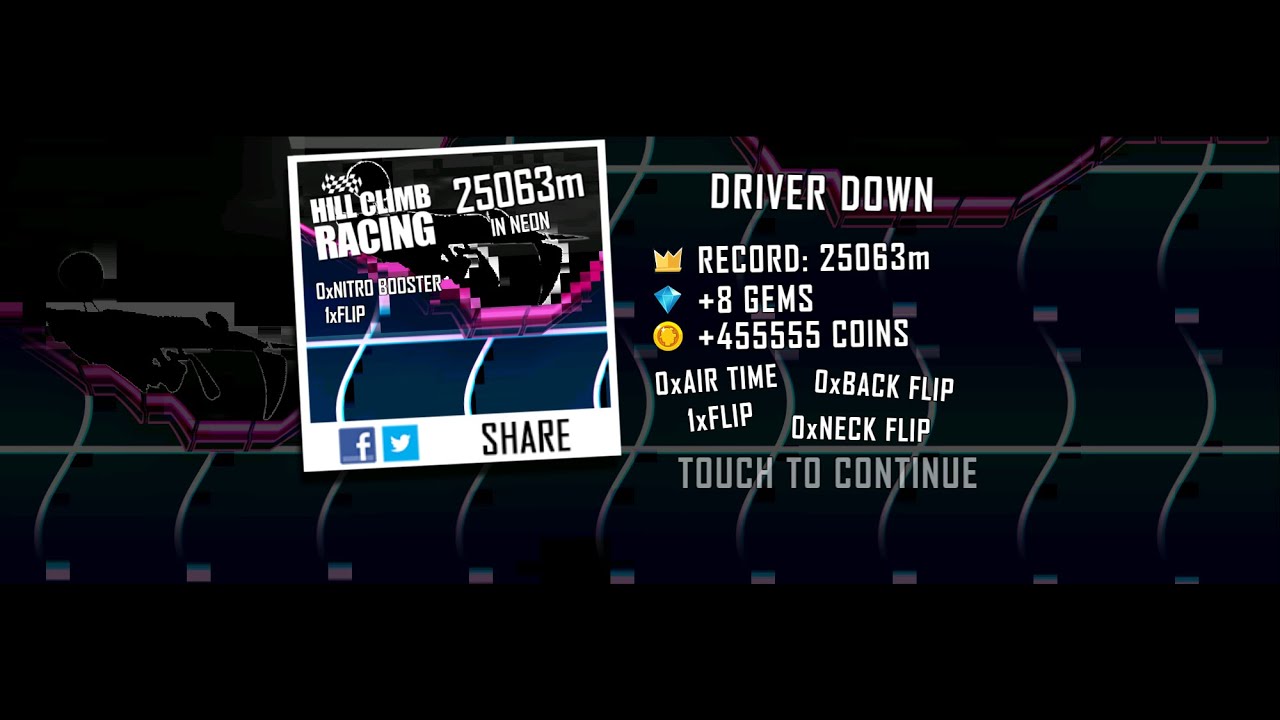 Hill Climb Racing Air Car + Neon 25063 WR