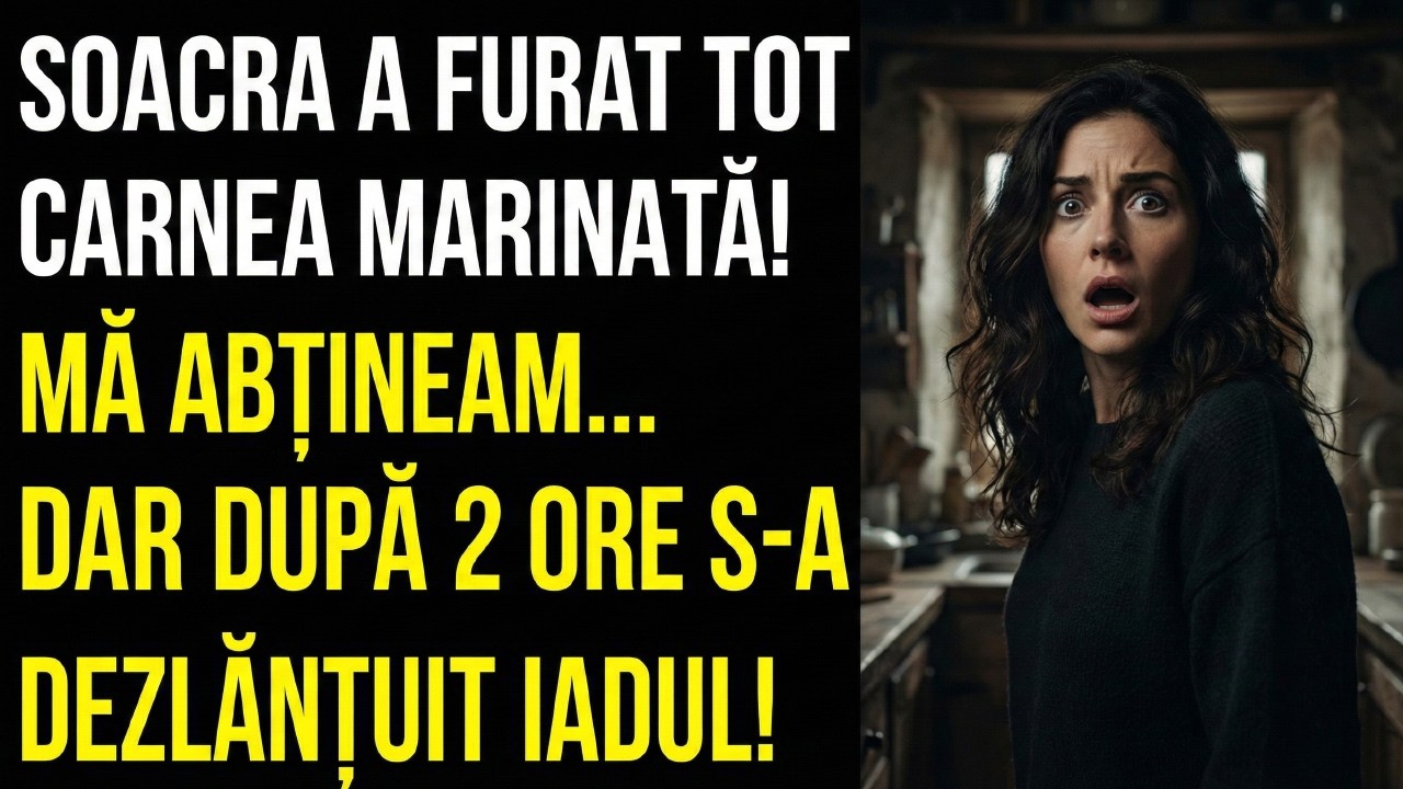 „Noi stăm aici flămânzi, iar tu ai cumpărat carne pentru frigărui! Adu totul încoace!”...
