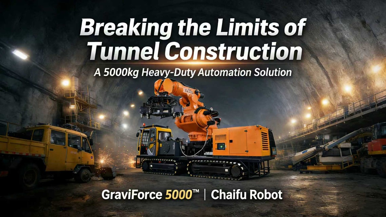 Breaking the Limits of Tunnel Construction:A 5000kg Heavy-Duty Automation Solution | GraviForce 5000
